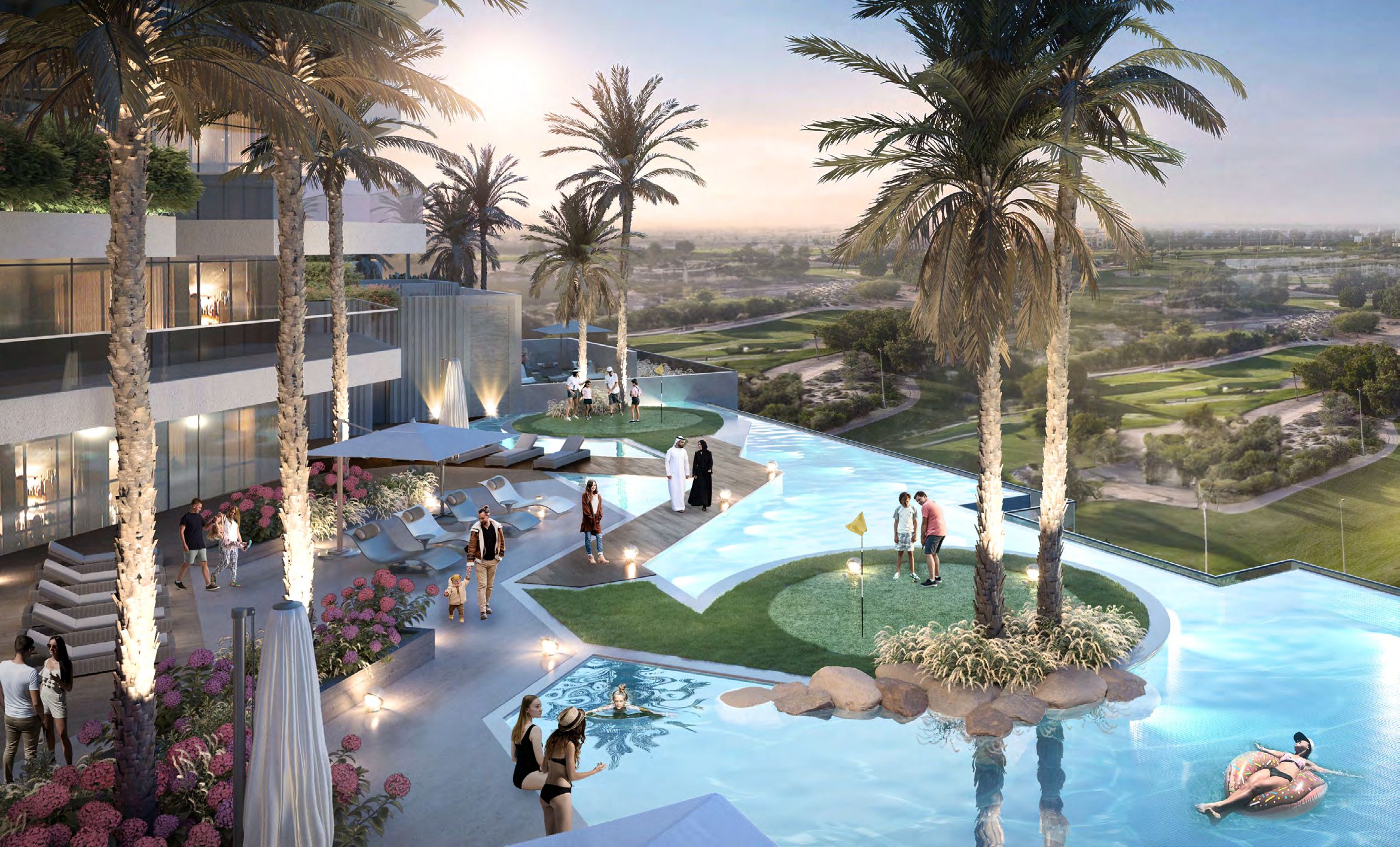 Greens de Golf par Damac